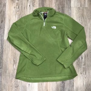 Northface fleece half zip sweater